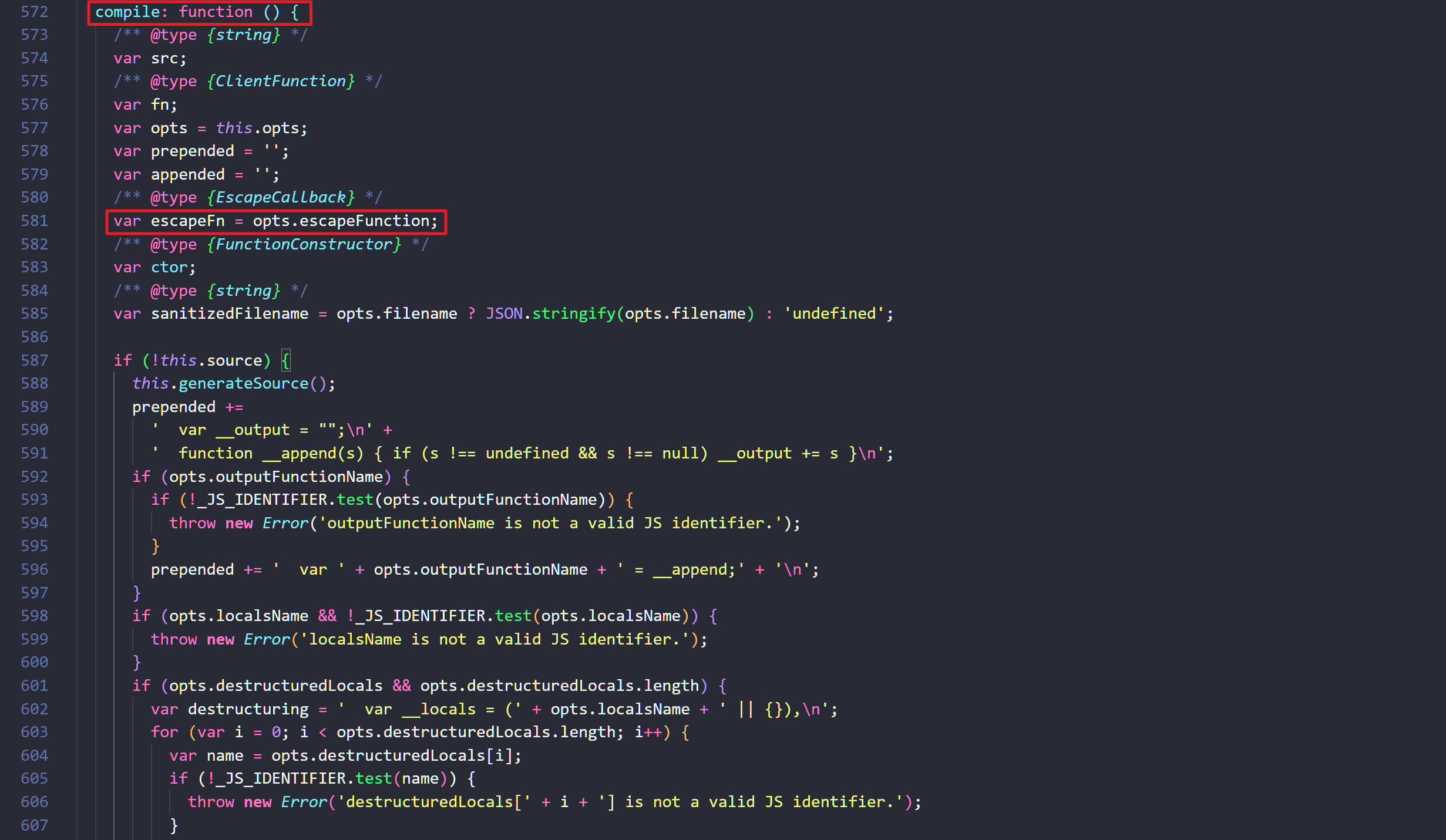 compile