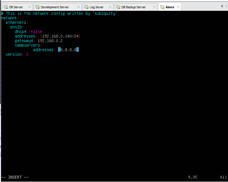 .yaml 고정 IP 할당
